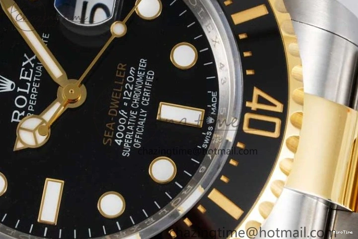 MiroTime 0127 Lightweight Sea-Dweller 126603 APF Best Edition Black Dial on SS YG Bracelet VR 2035